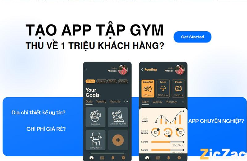 Cách tạo app tập gym 100% đạt hiệu suất cao, 1 triệu lượt tải về