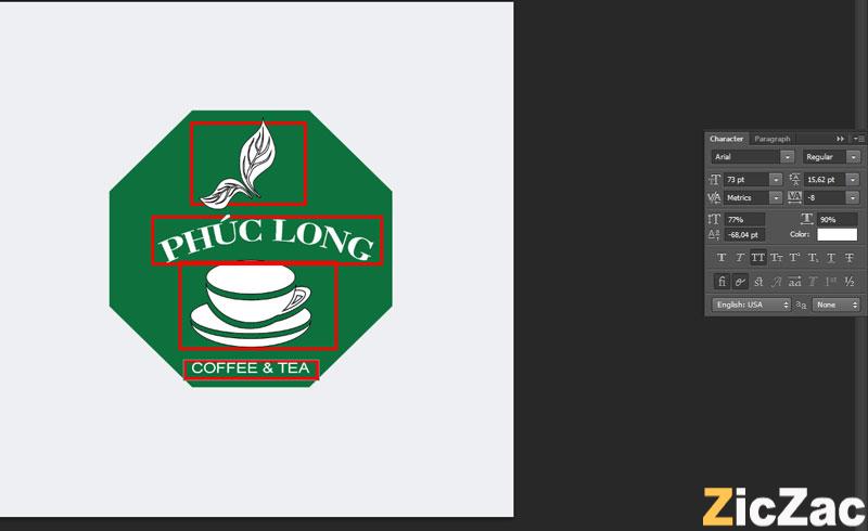 app tạo logo Phúc Long