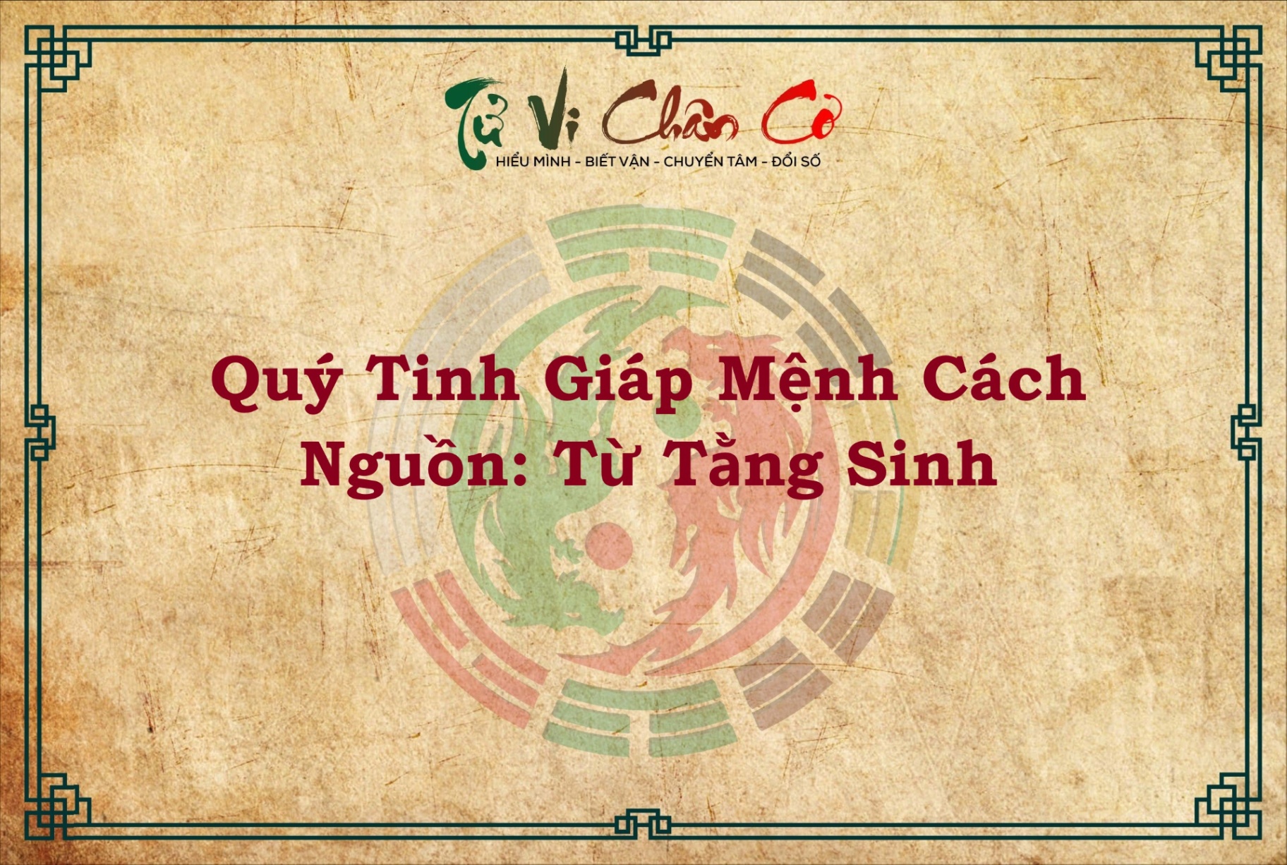 QUÝ TINH GIÁP MỆNH CÁCH