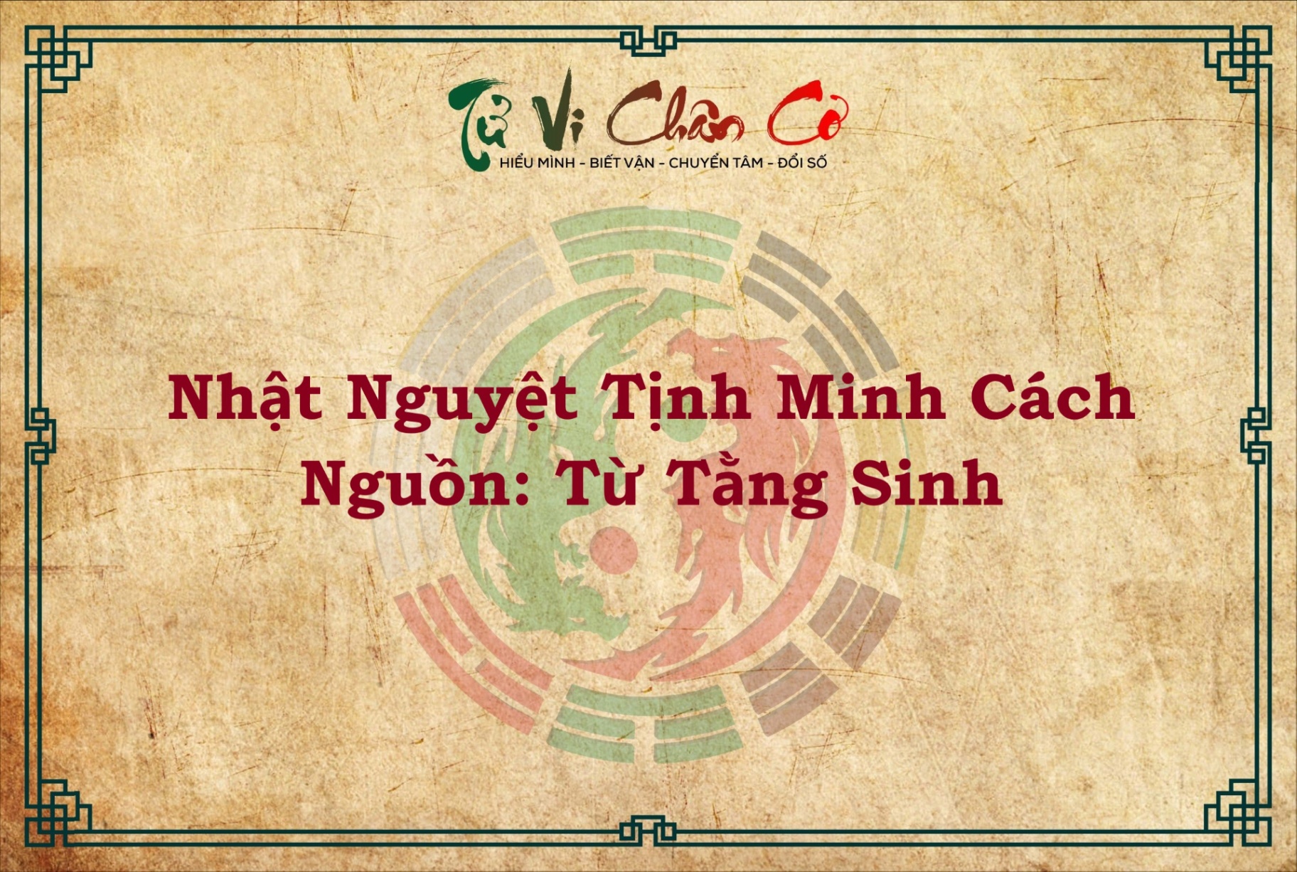 NHẬT NGUYỆT TỊNH MINH CÁCH