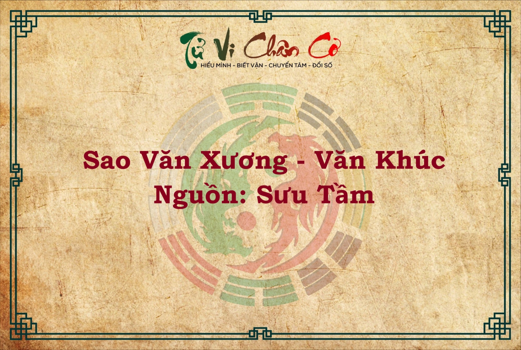 Ý NGHĨA SAO VĂN XƯƠNG - VĂN KHÚC