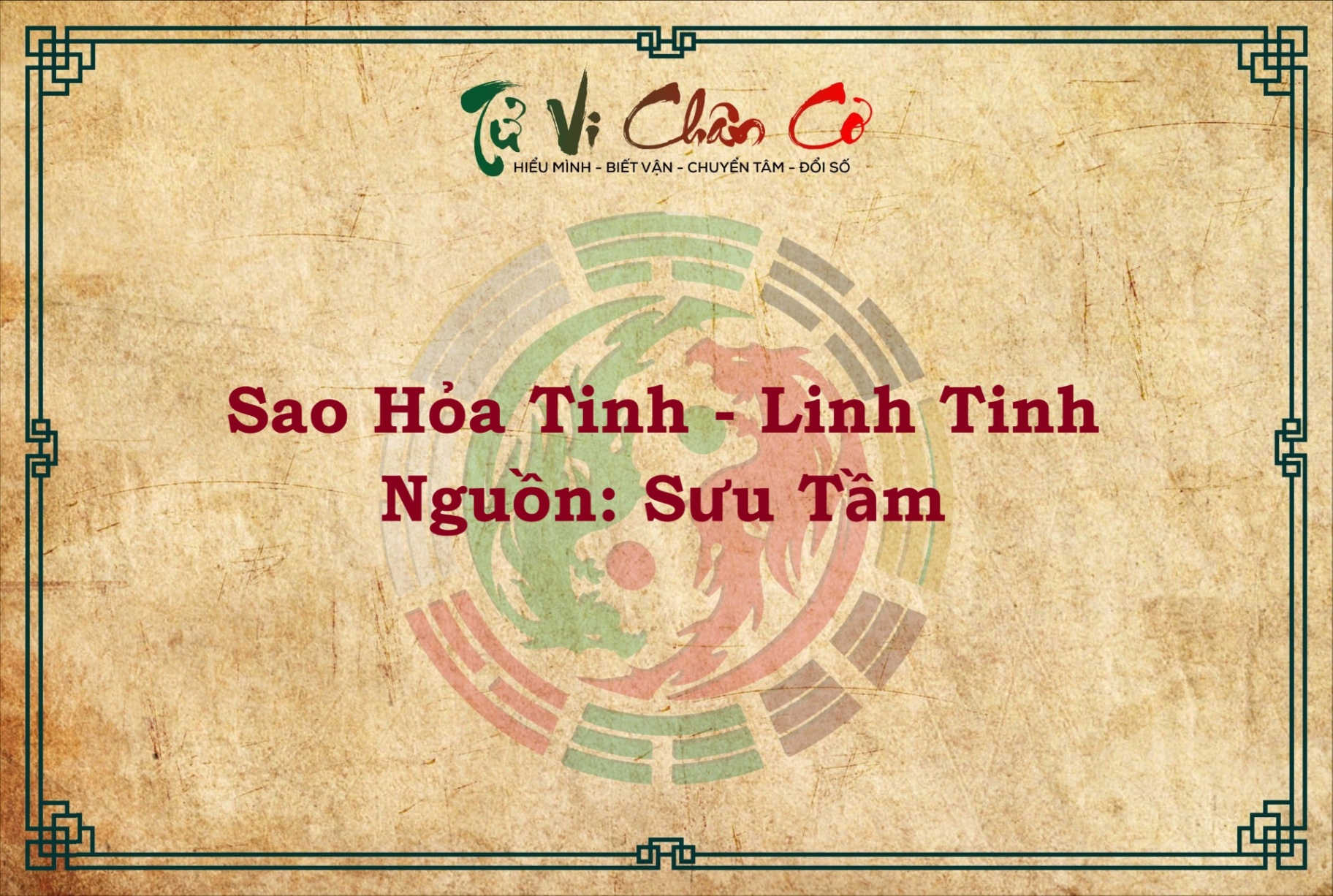 Ý NGHĨA SAO HỎA TINH - LINH TINH