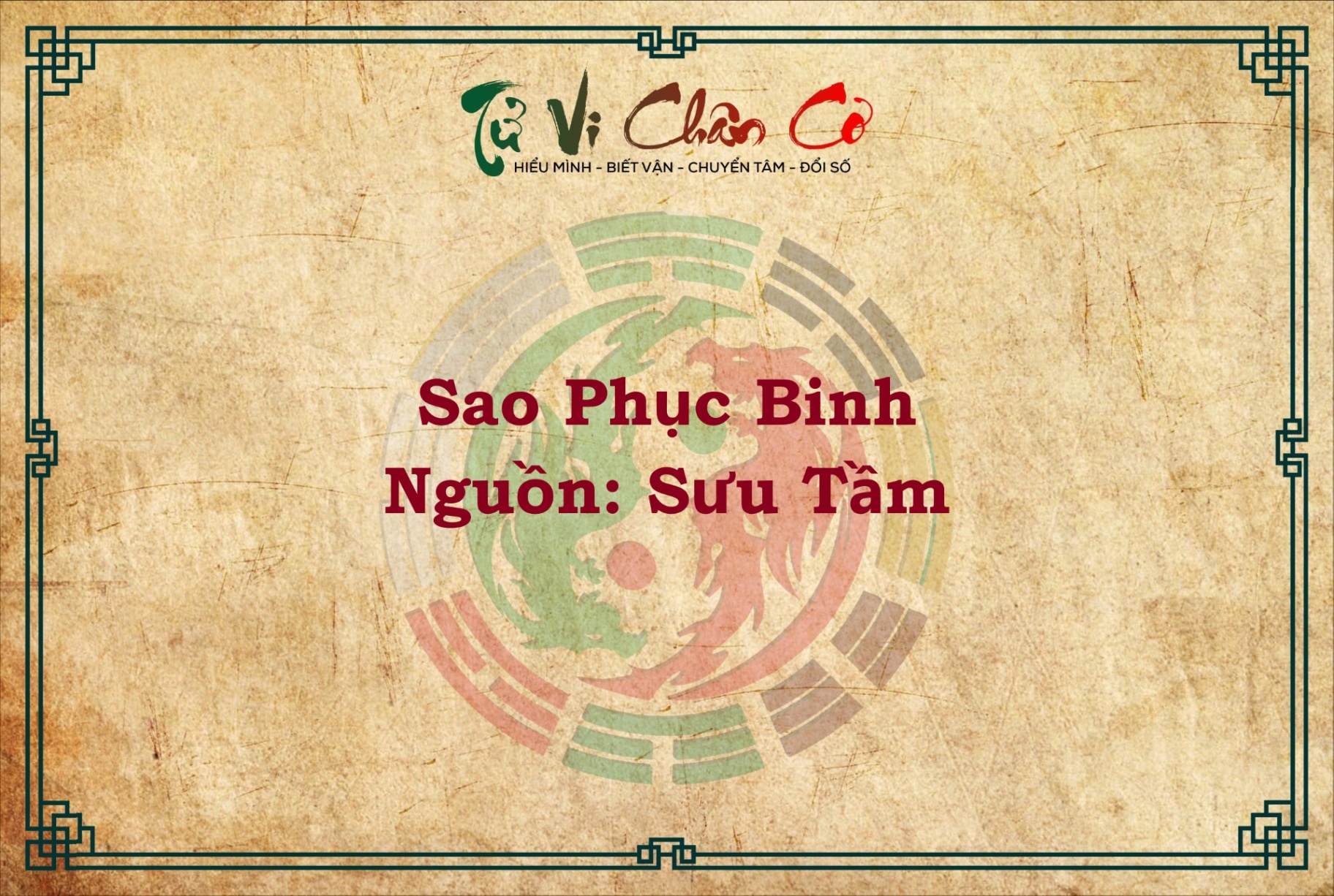 Ý NGHĨA SAO PHỤC BINH