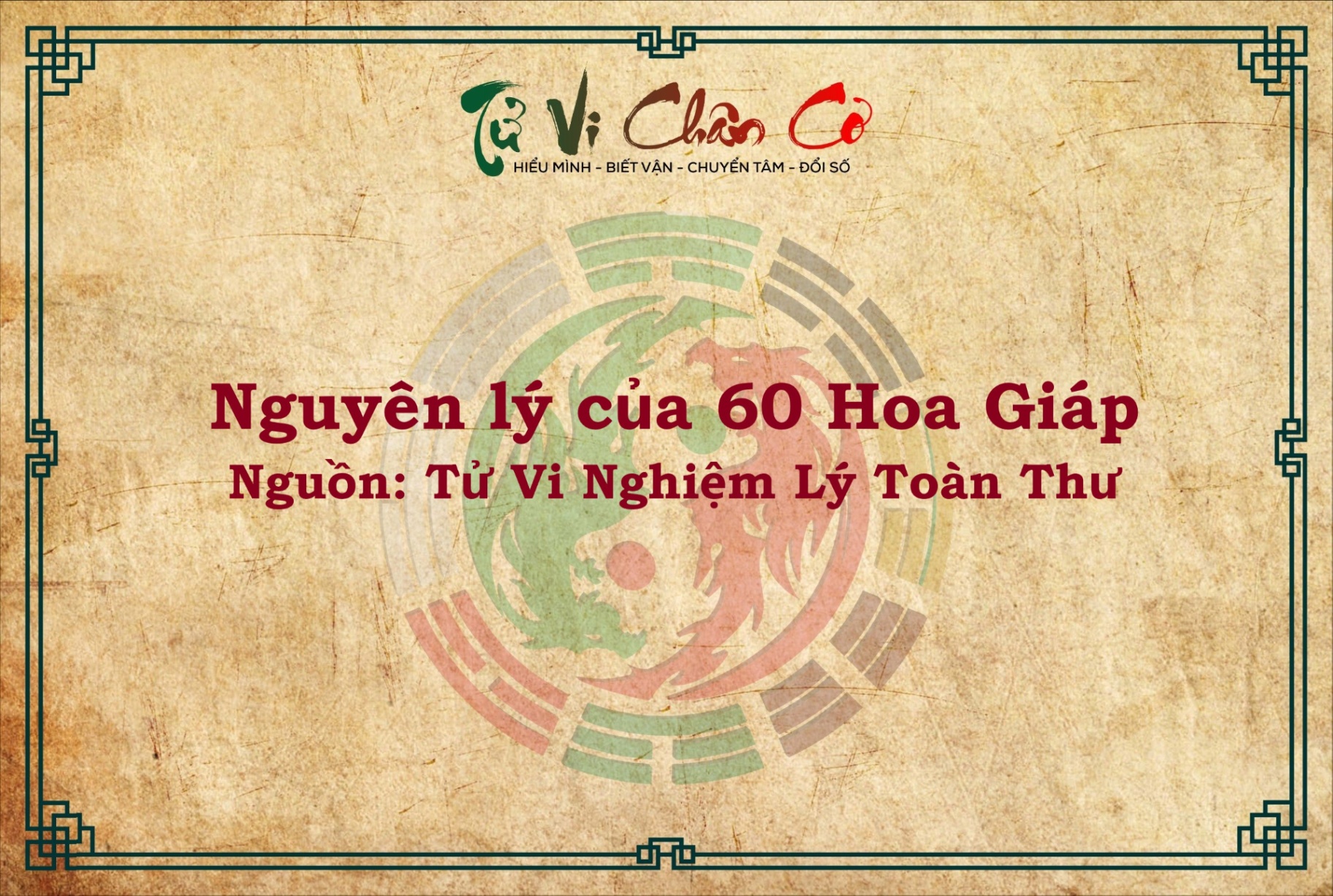 NGUYÊN LÝ CỦA 60 HOA GIÁP