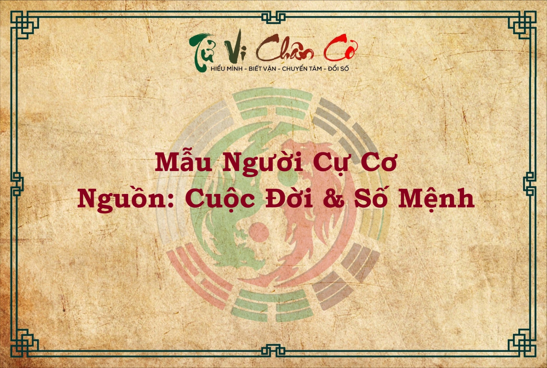 MẪU NGƯỜI CỰ - CƠ