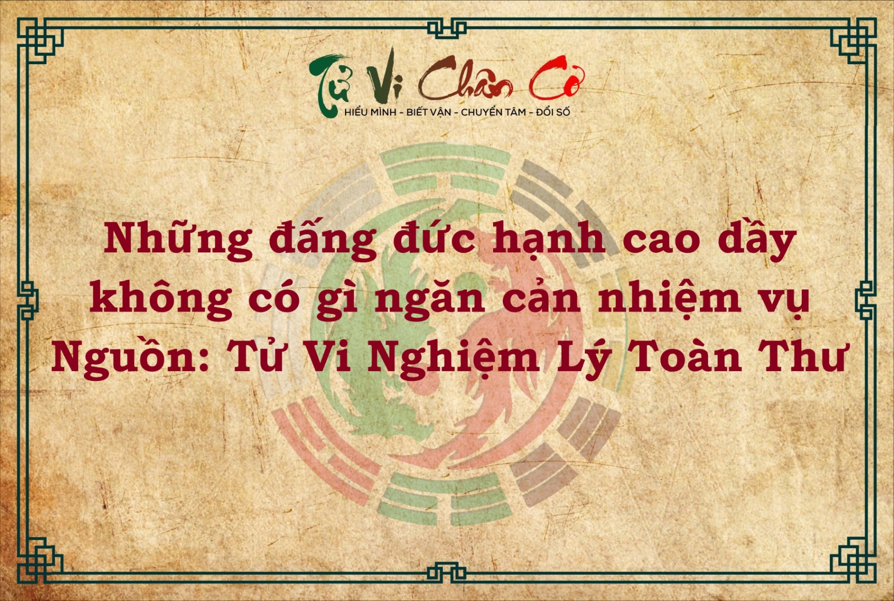 NHỮNG ĐẤNG ĐỨC HẠNH CAO DẦY KHÔNG CÓ GÌ NGĂN CẢN NHIỆM VỤ