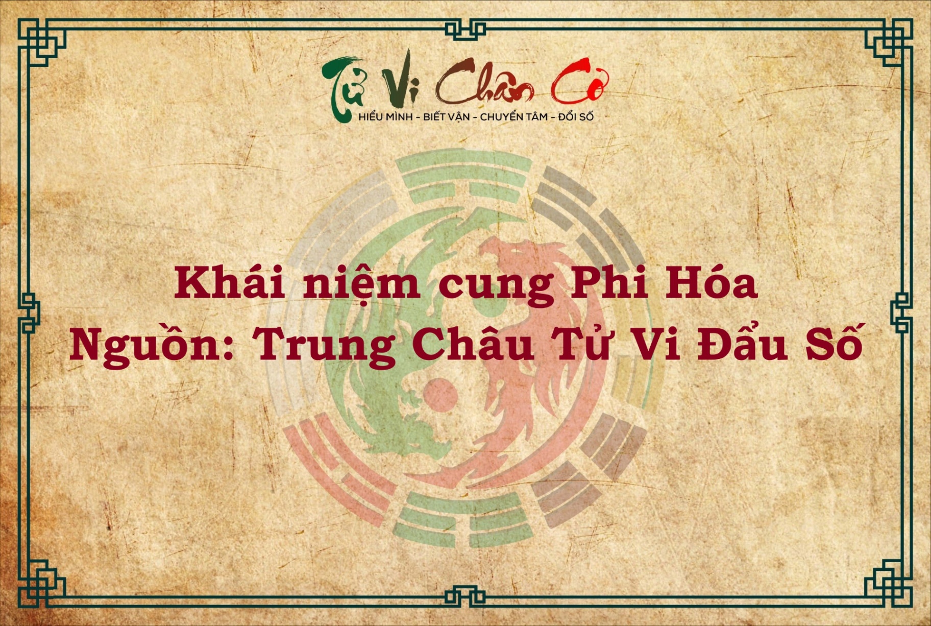 KHÁI NIỆM CUNG PHI HÓA