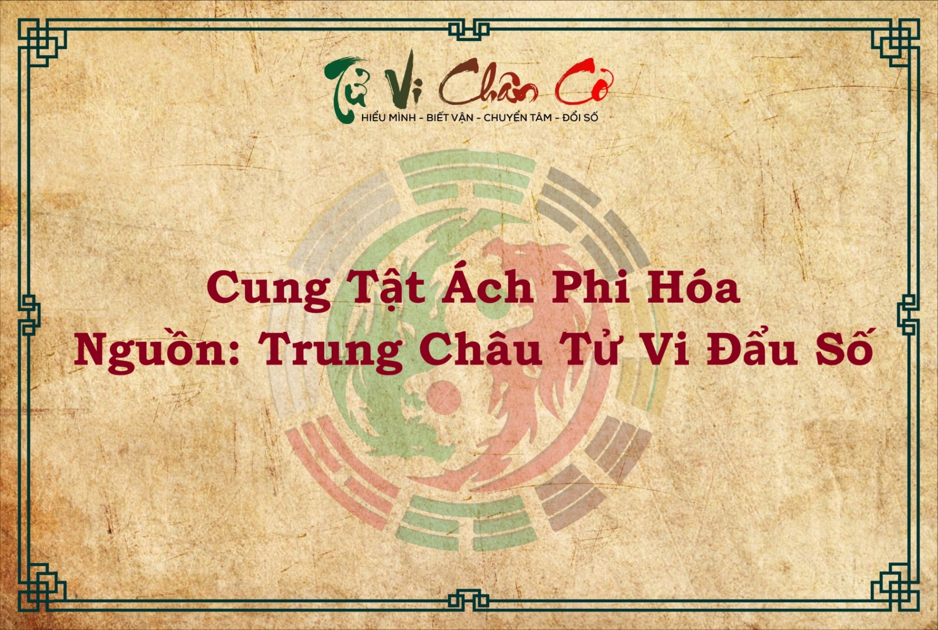 CUNG TẬT ÁCH PHI HÓA