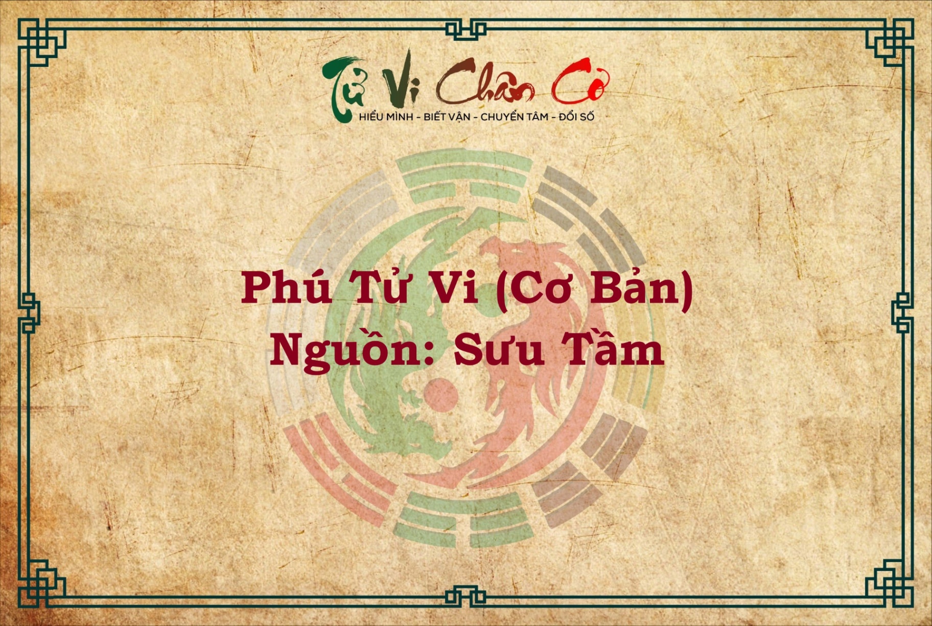 PHÚ TỬ VI CƠ BẢN