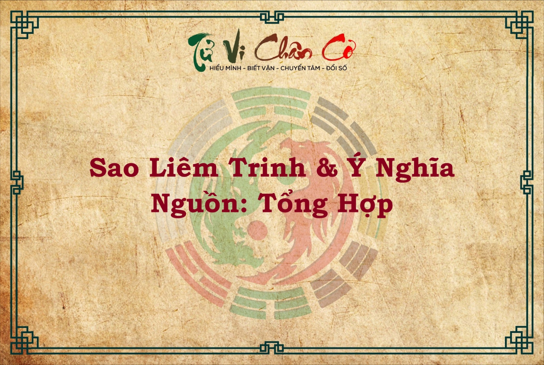 Ý NGHĨA SAO LIÊM TRINH