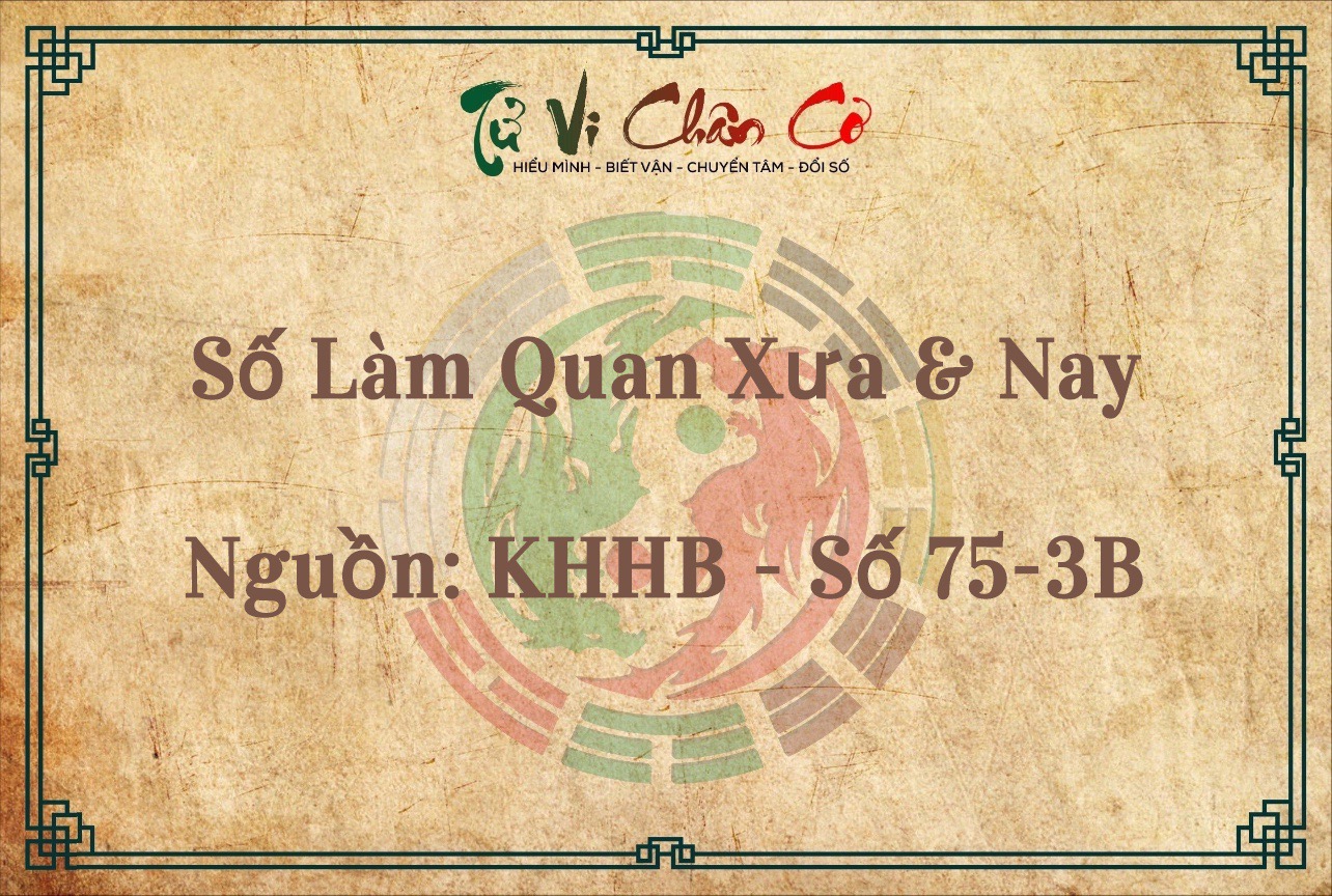 Số Làm Quan Xưa Và Nay