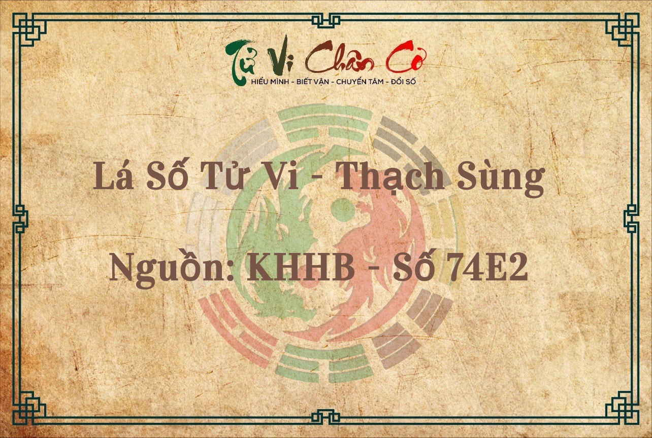 Lá Số Tử Vi - Thạch Sùng