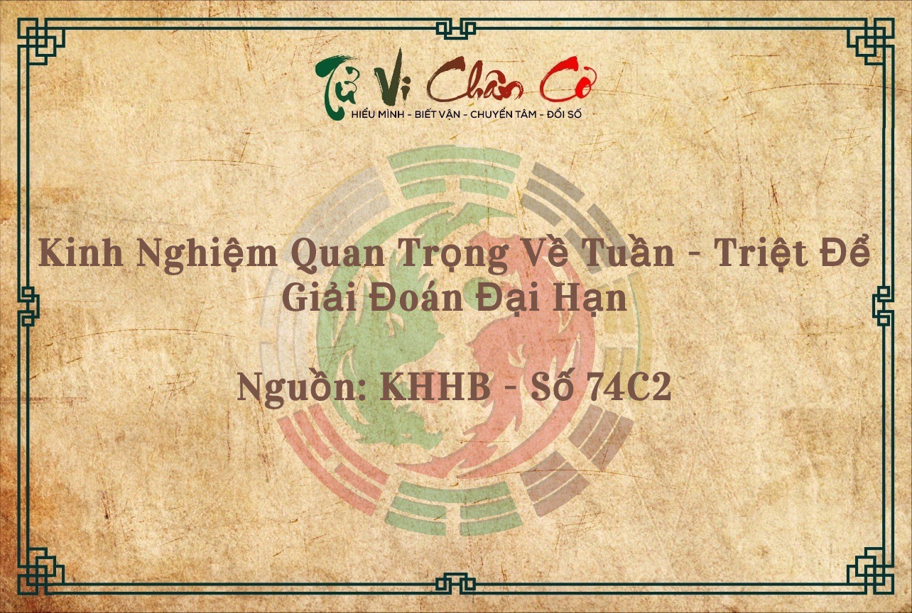 Kinh Nghiệm Tử Vi Của Cụ Thiên Lương: Kinh Nghiệm Quan Trọng Về Tuần, Triệt Để Giải Đoán Đại Hạn