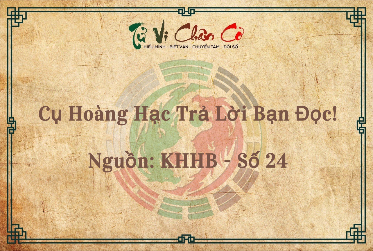 Cụ Hoàng Hạc Trả Lời Bạn Đọc!