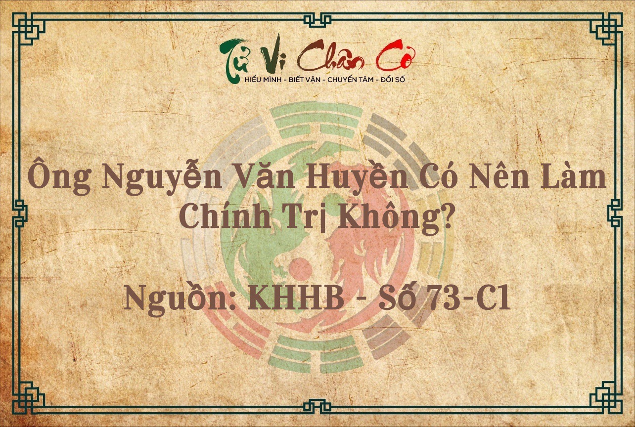 Ông Nguyễn Văn Huyền Có Nên Làm Chính Trị Không?