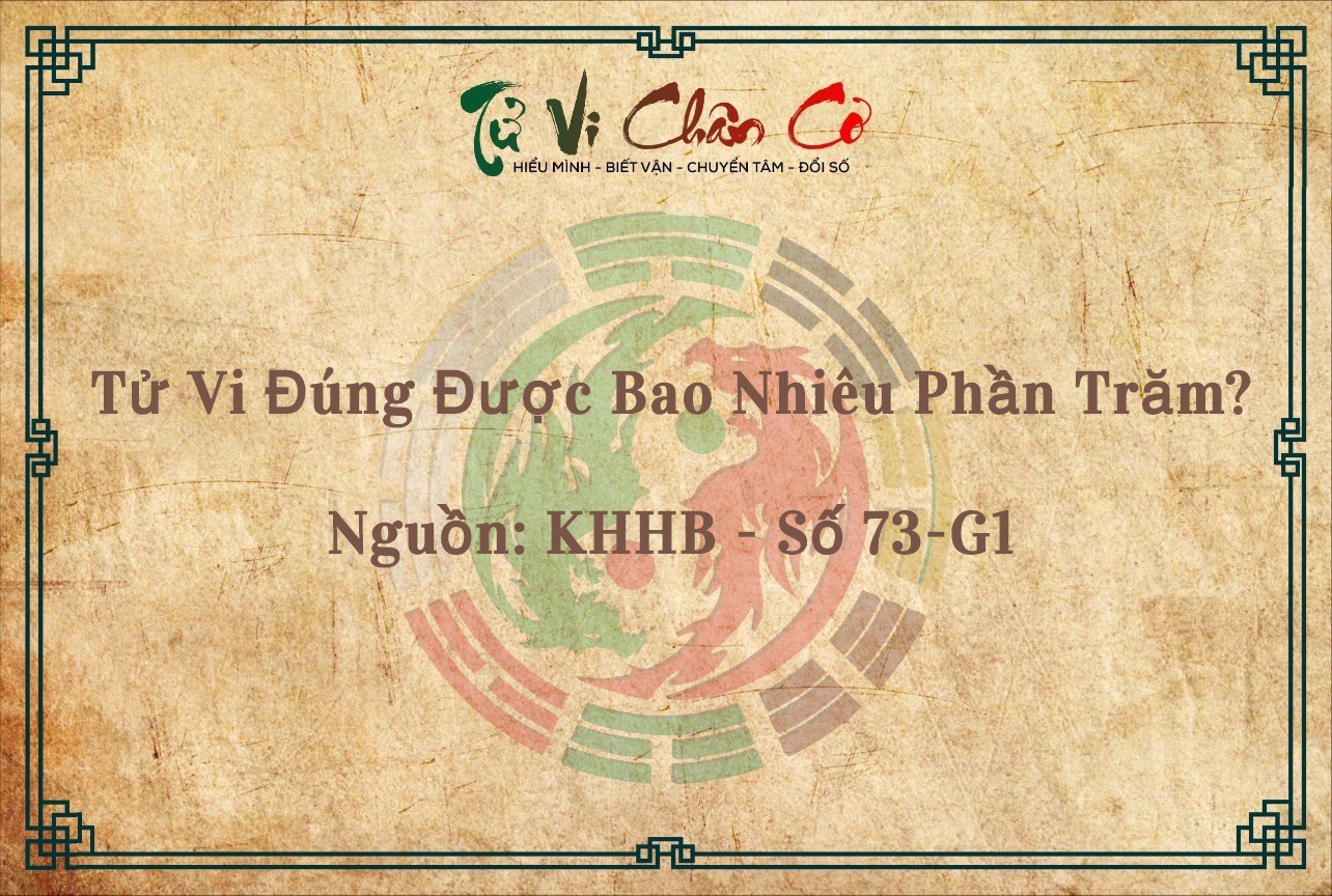 Tử Vi Đúng Được Bao Nhiêu Phần Trăm?