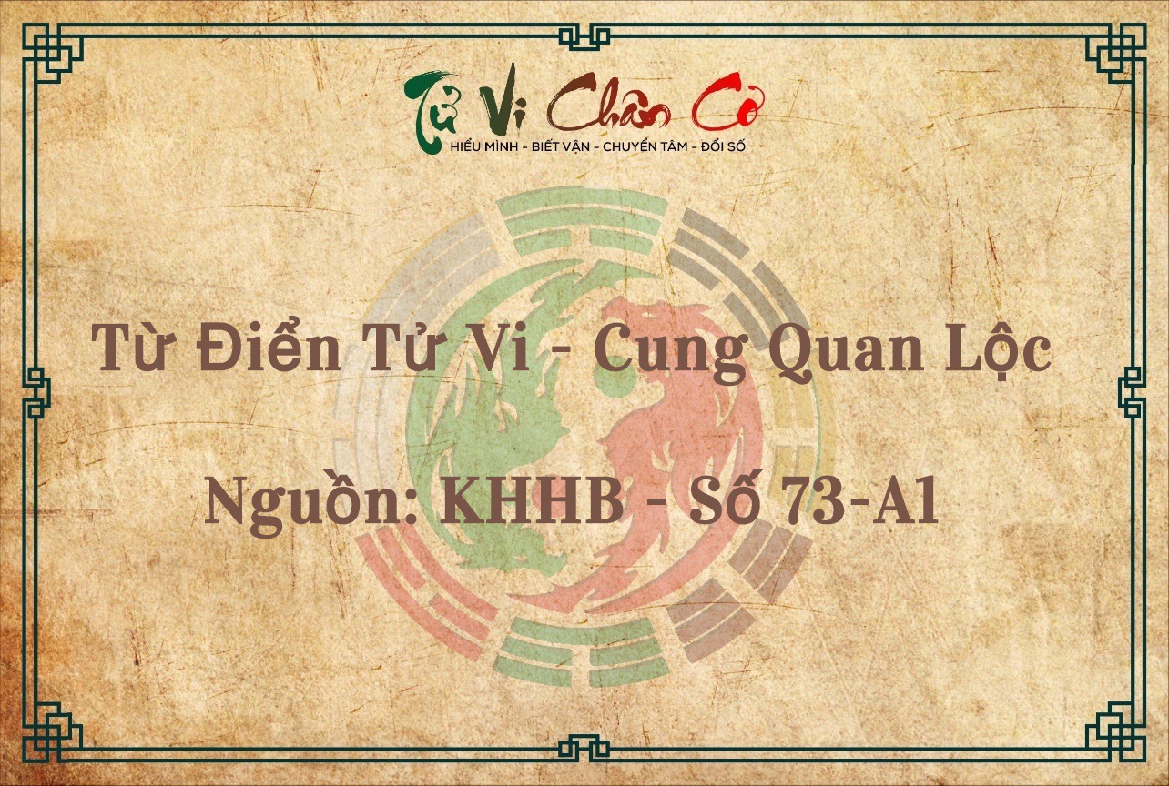 Từ Điển Tử Vi - Cung Quan Lộc