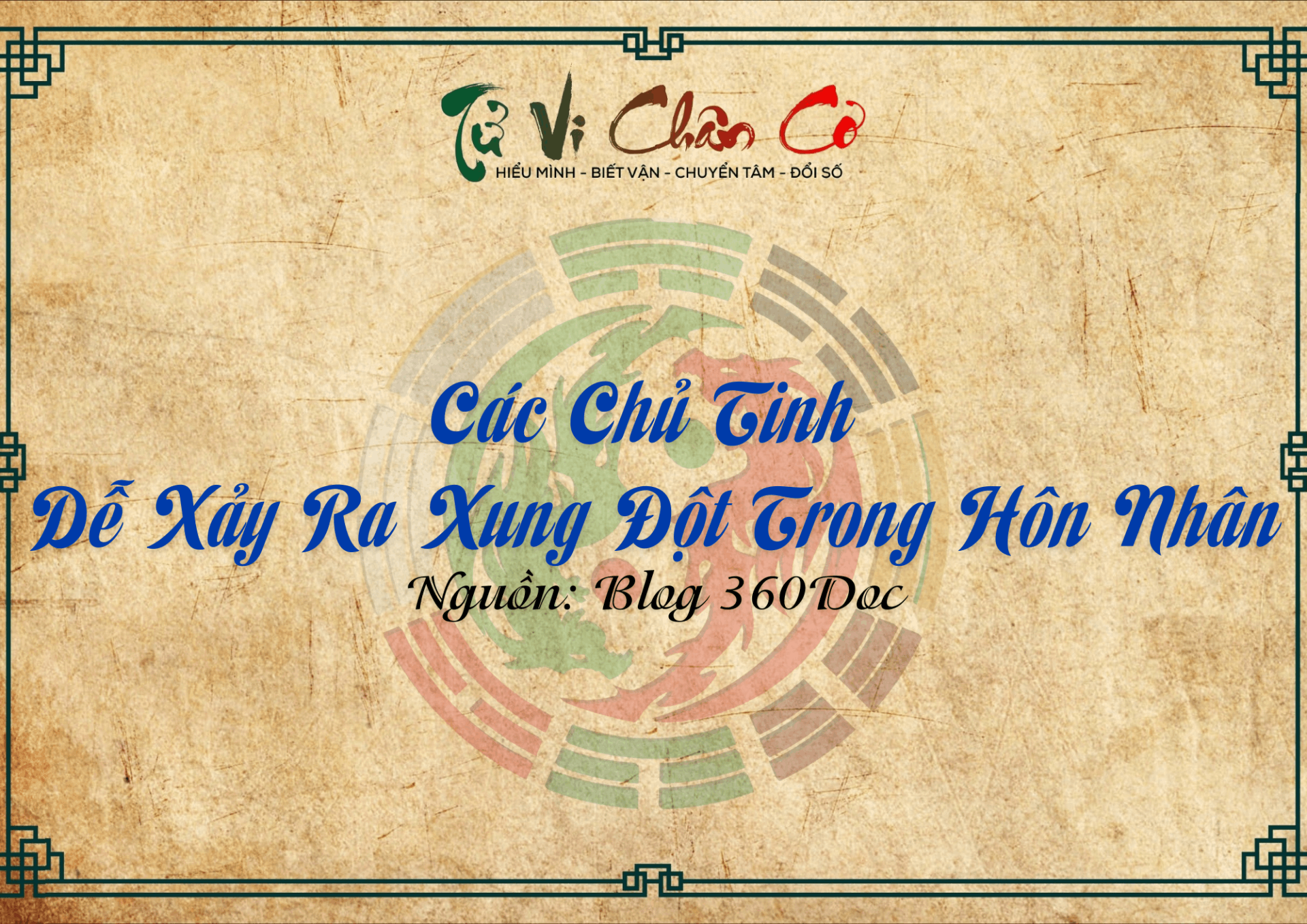 Các Chủ Tinh Dễ Xảy Ra Xung Đột Trong Hôn Nhân