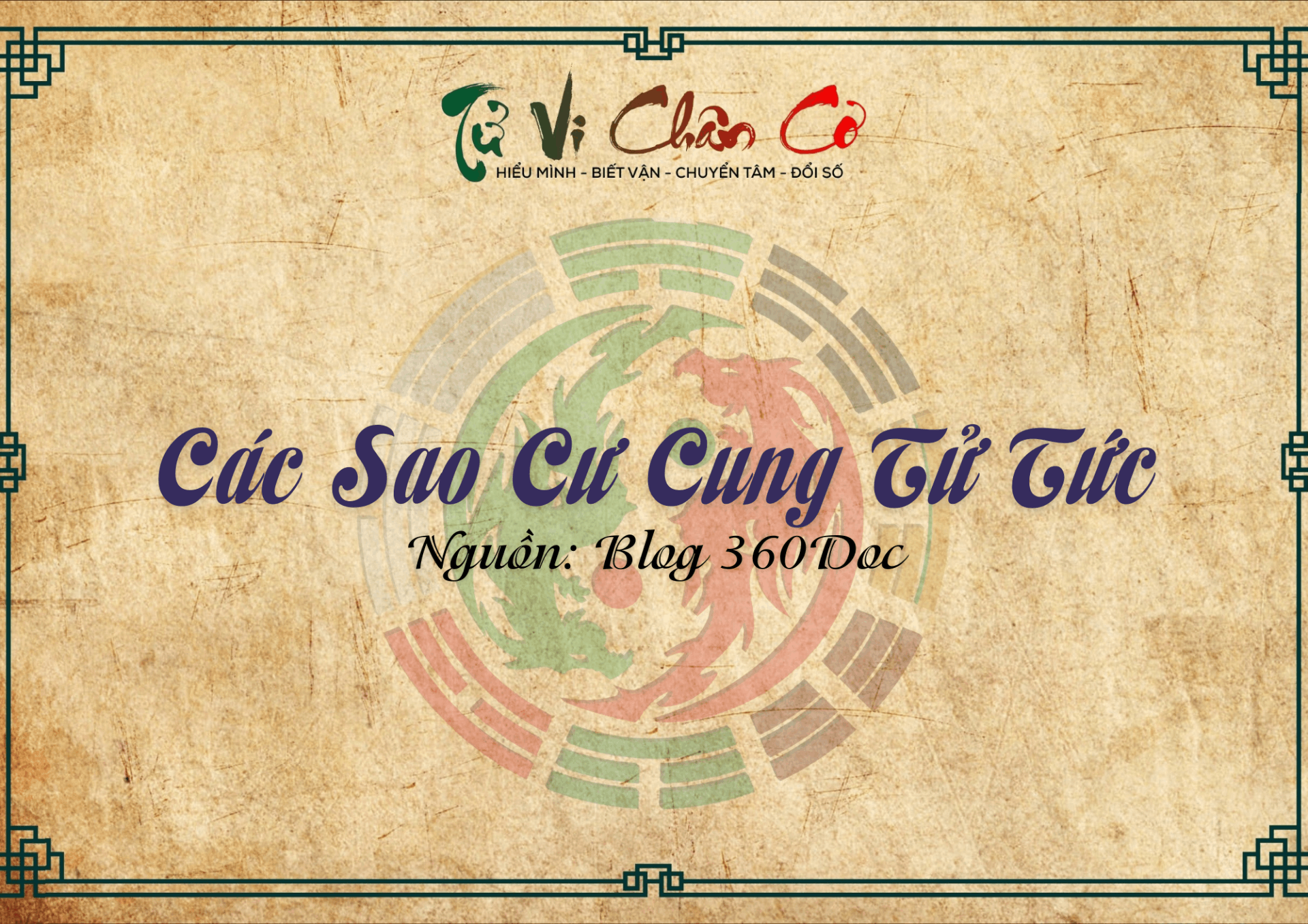 Các Sao Cư Cung Tử Tức