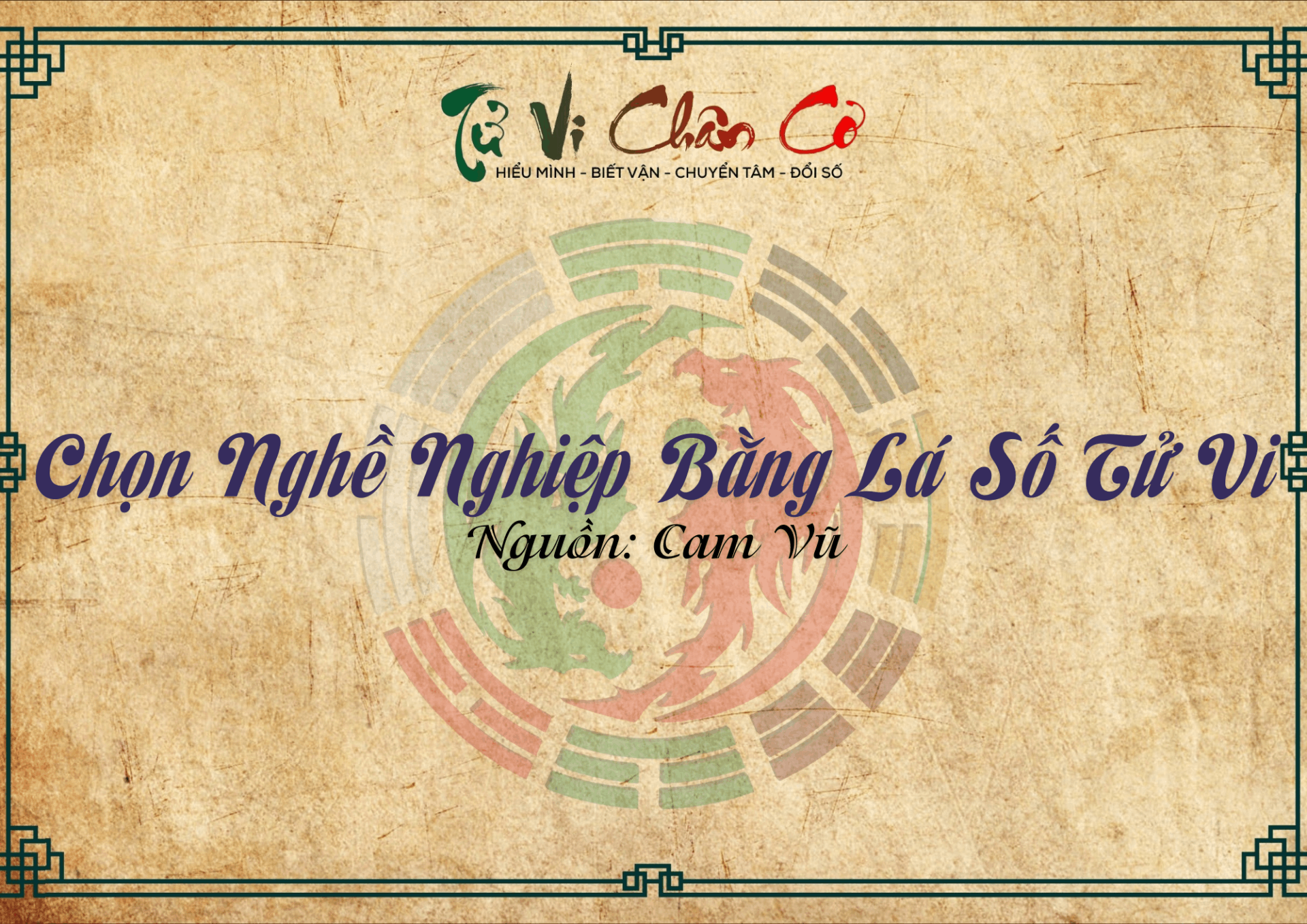 Chọn Nghề Nghiệp Bằng Lá Số Tử Vi