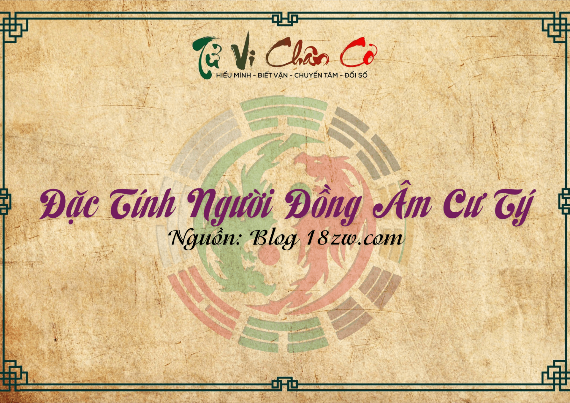 Đặc Tính Người Đồng Âm Cư Tý