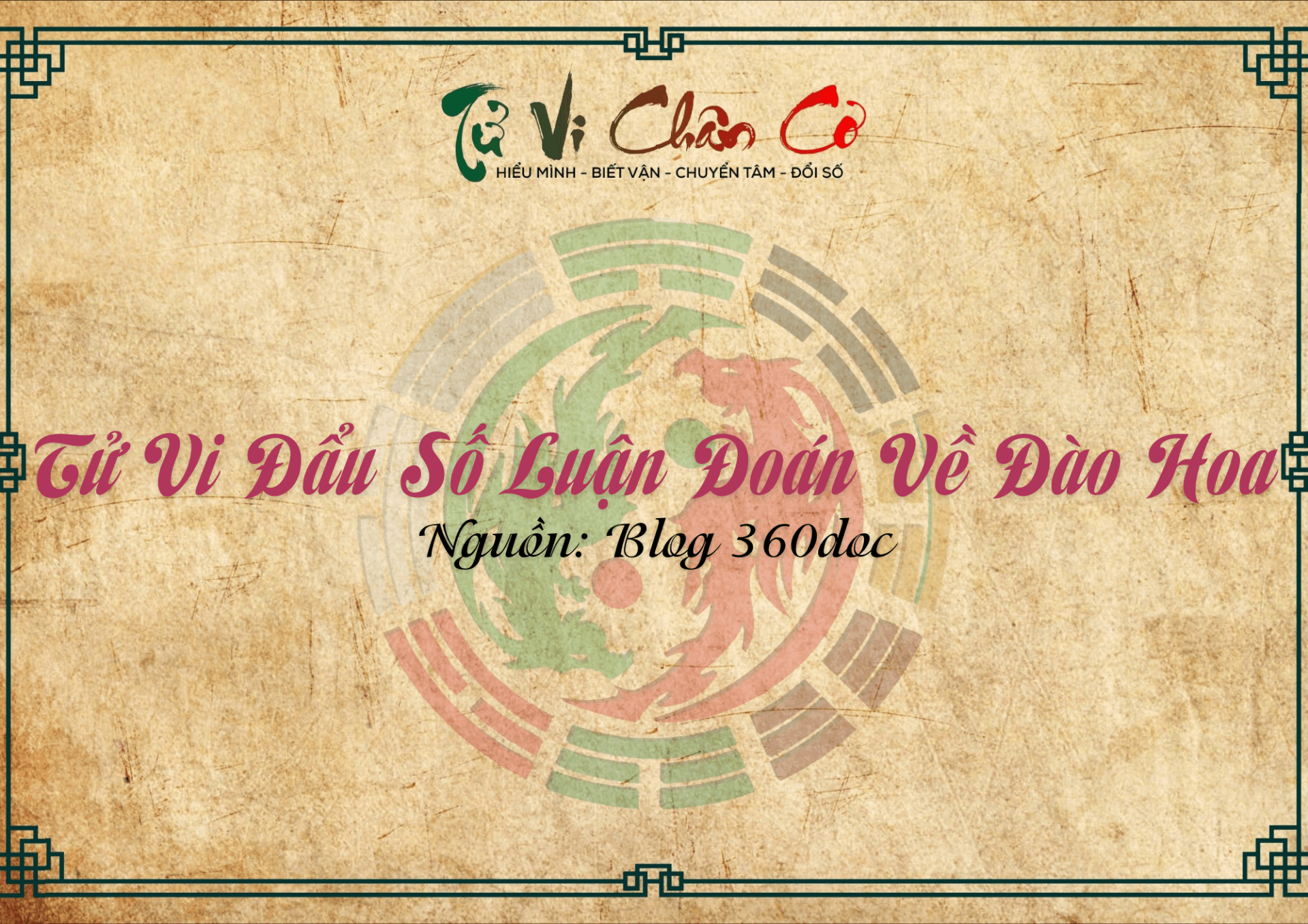 Tử Vi Đẩu Số Luận Đoán Về Đào Hoa