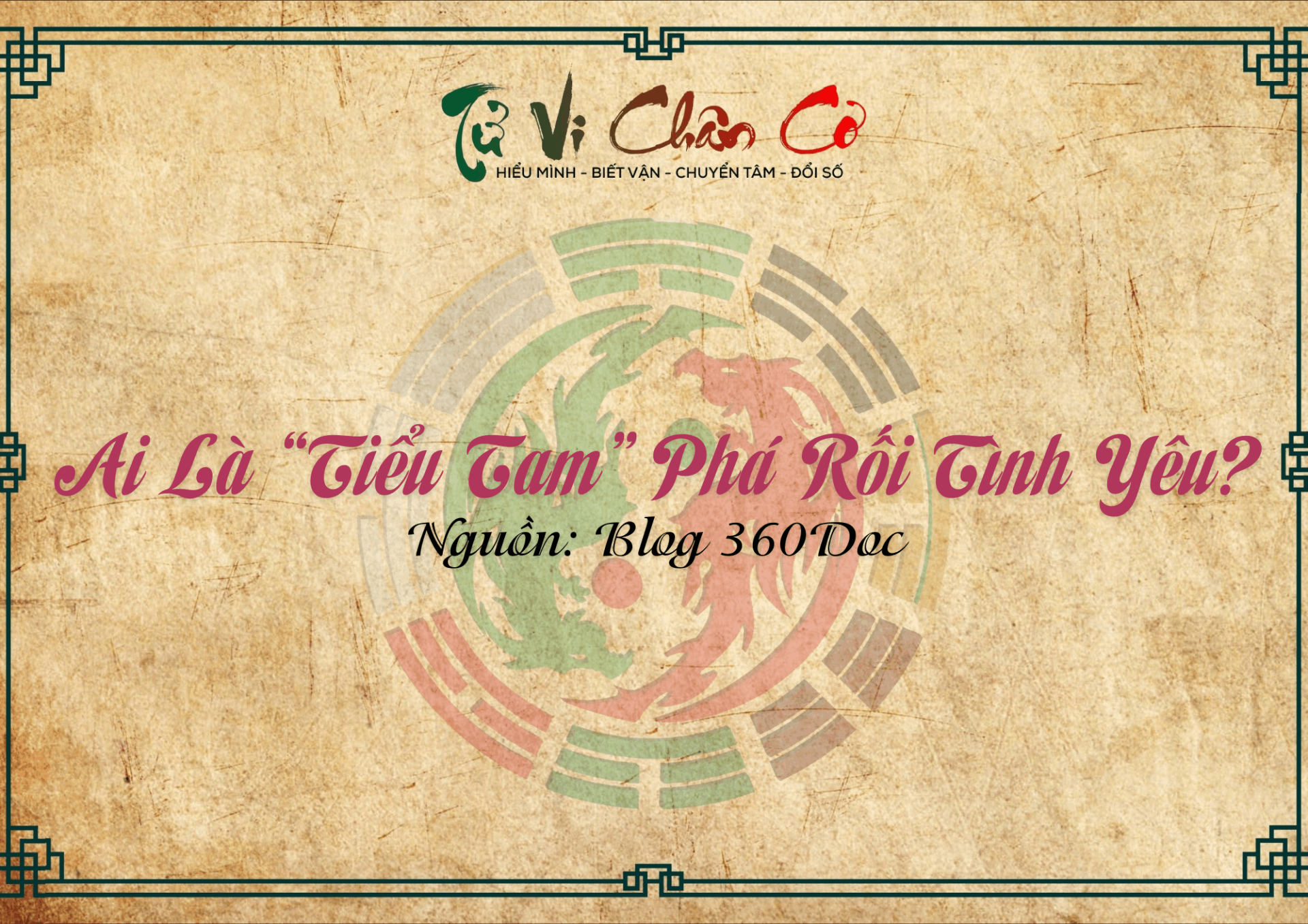 Ai Là “Tiểu Tam” Phá Rối Tình Yêu?