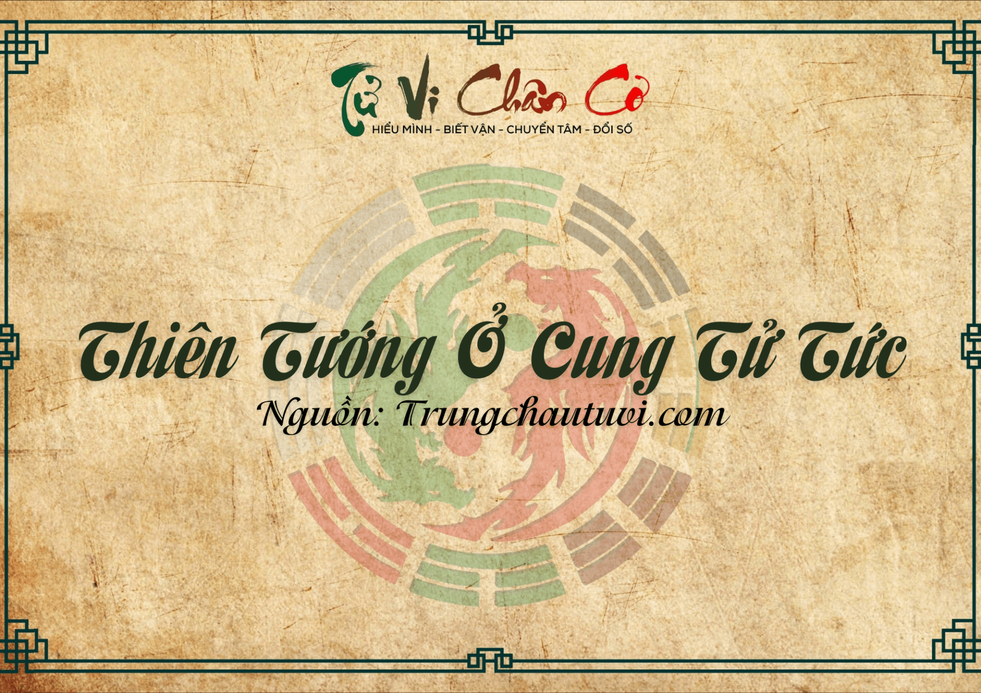 Thiên Tướng Ở Cung Tử Tức