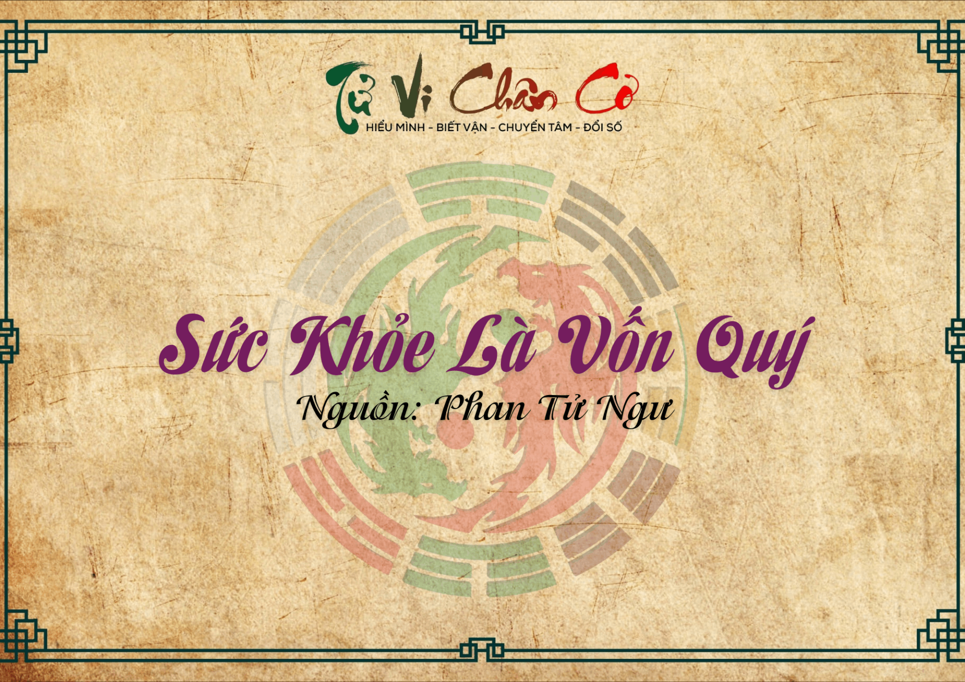 Sức Khỏe Là Vốn Quý