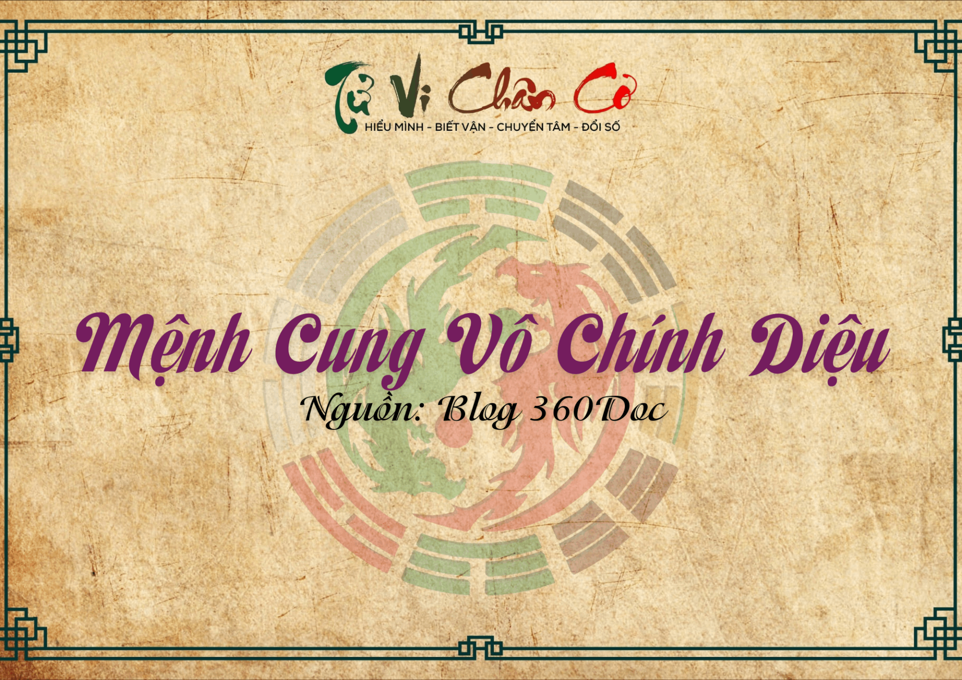 Mệnh Cung Vô Chính Diệu