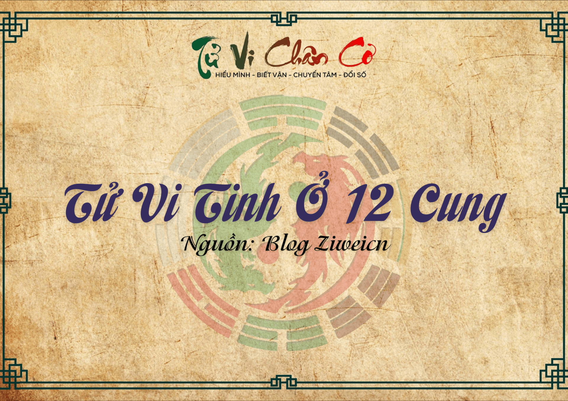 Tử Vi Tinh Ở 12 Cung