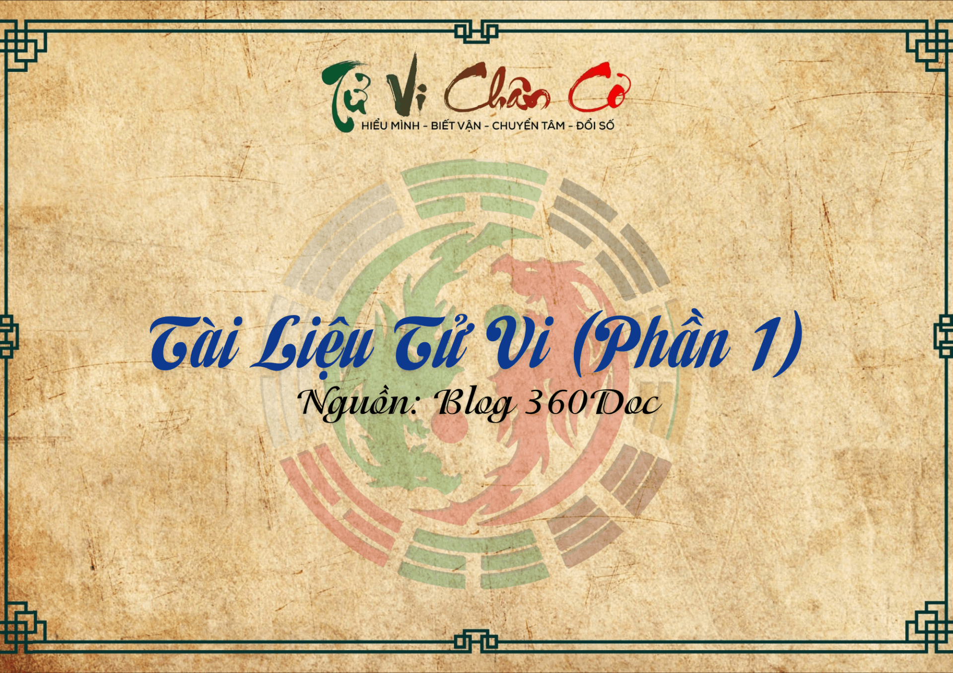Tài Liệu Tử Vi (Phần 1)