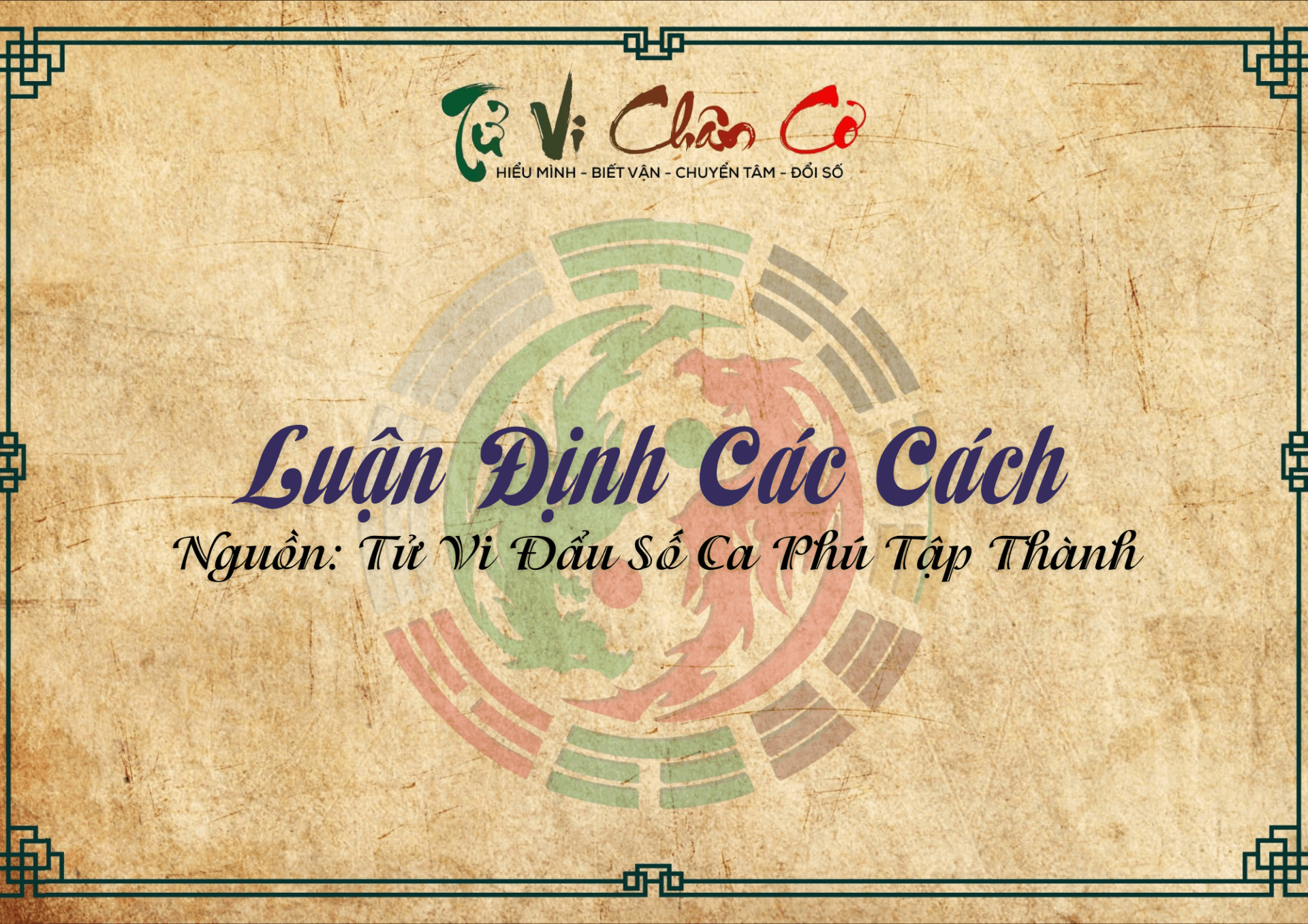 Luận Định Các Cách