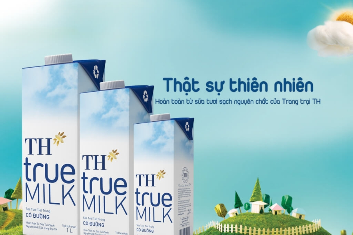 Logo TH True Milk – Ý nghĩa biểu tượng và cam kết “thật sự thiên nhiên”