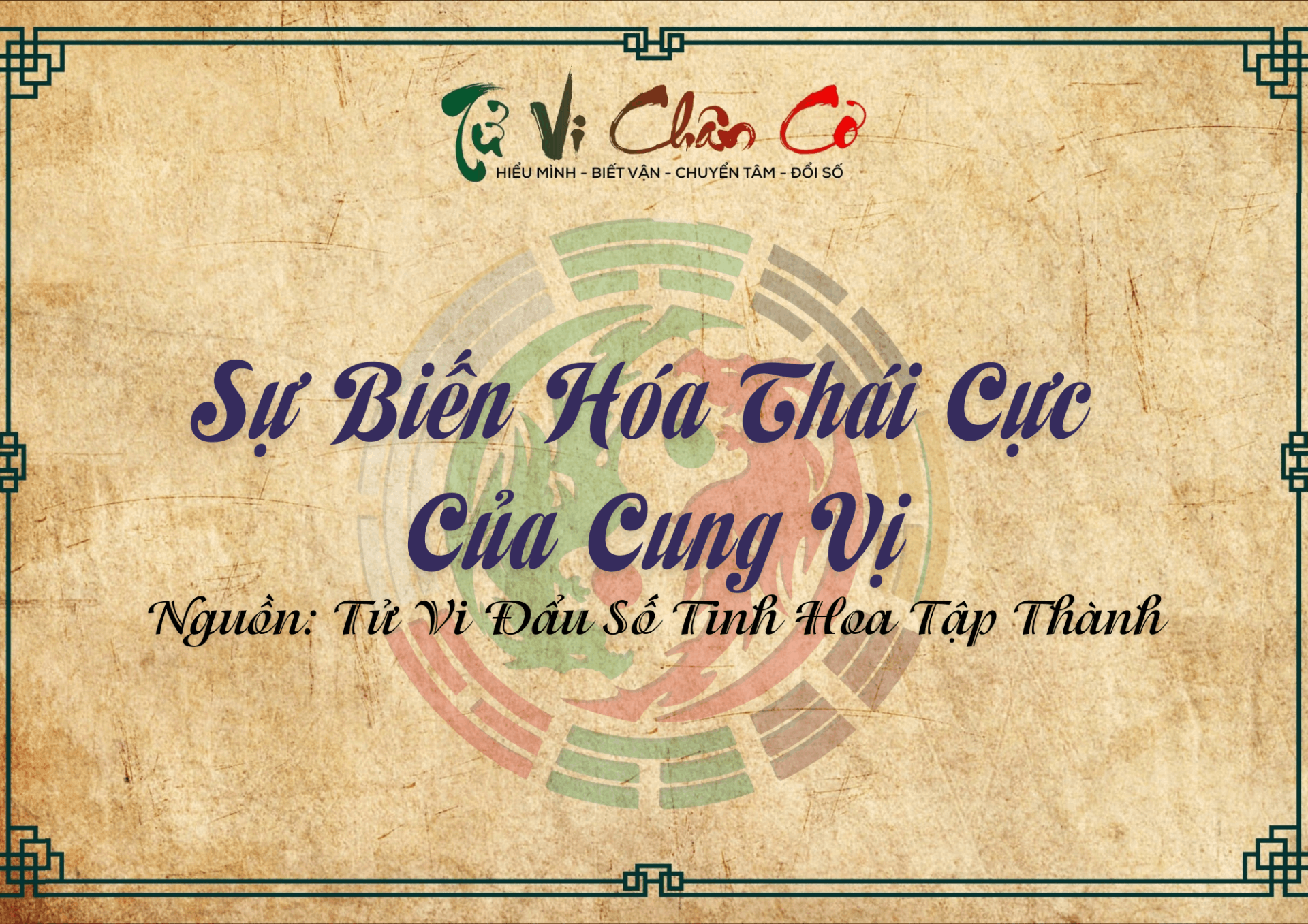 Sự Biến Hóa Thái Cực Của Cung Vị