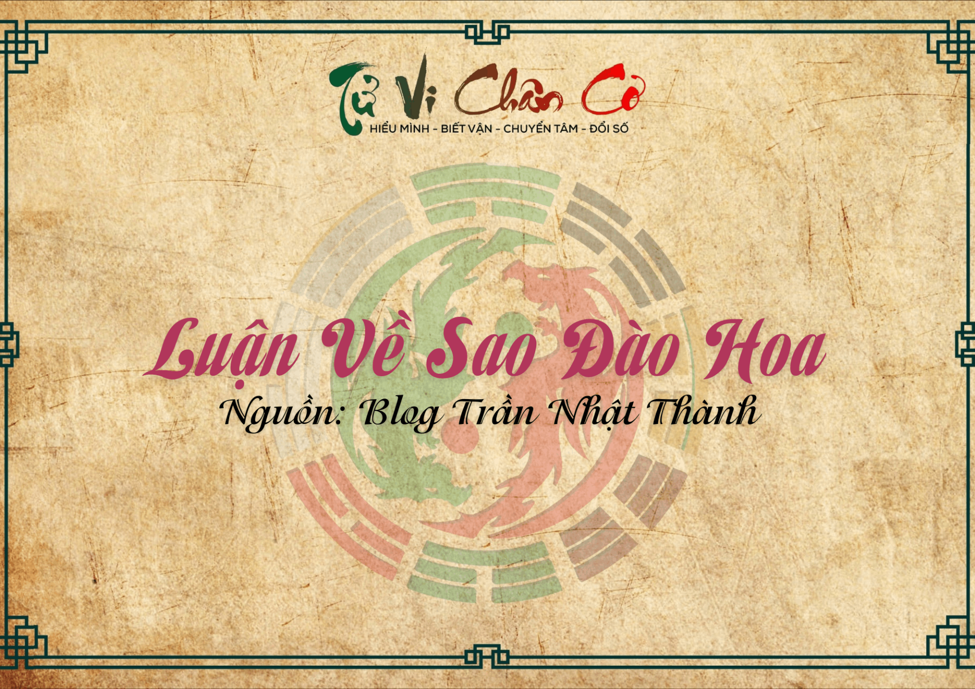 Luận Về Sao Đào Hoa