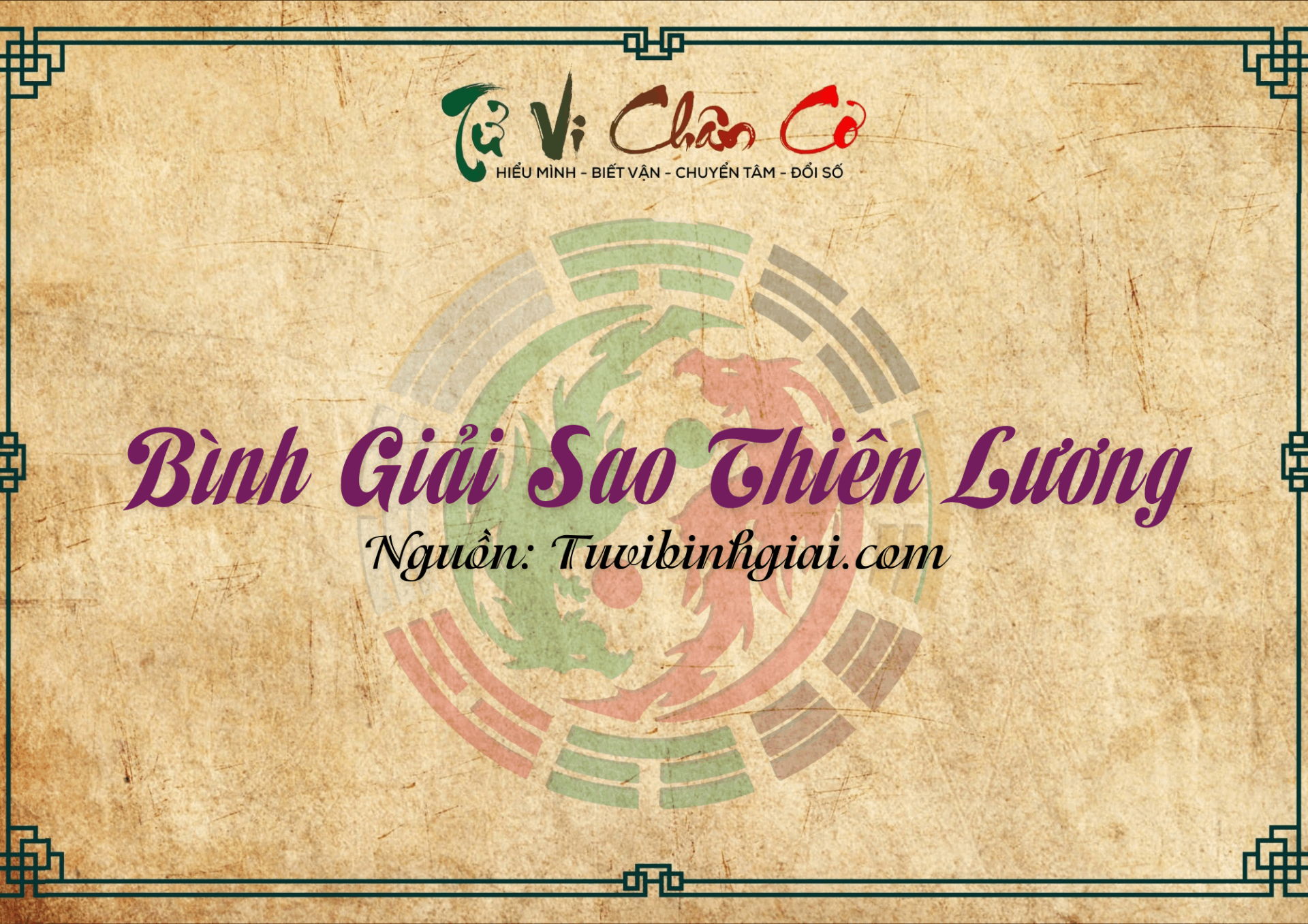 Bình Giải Sao Thiên Lương