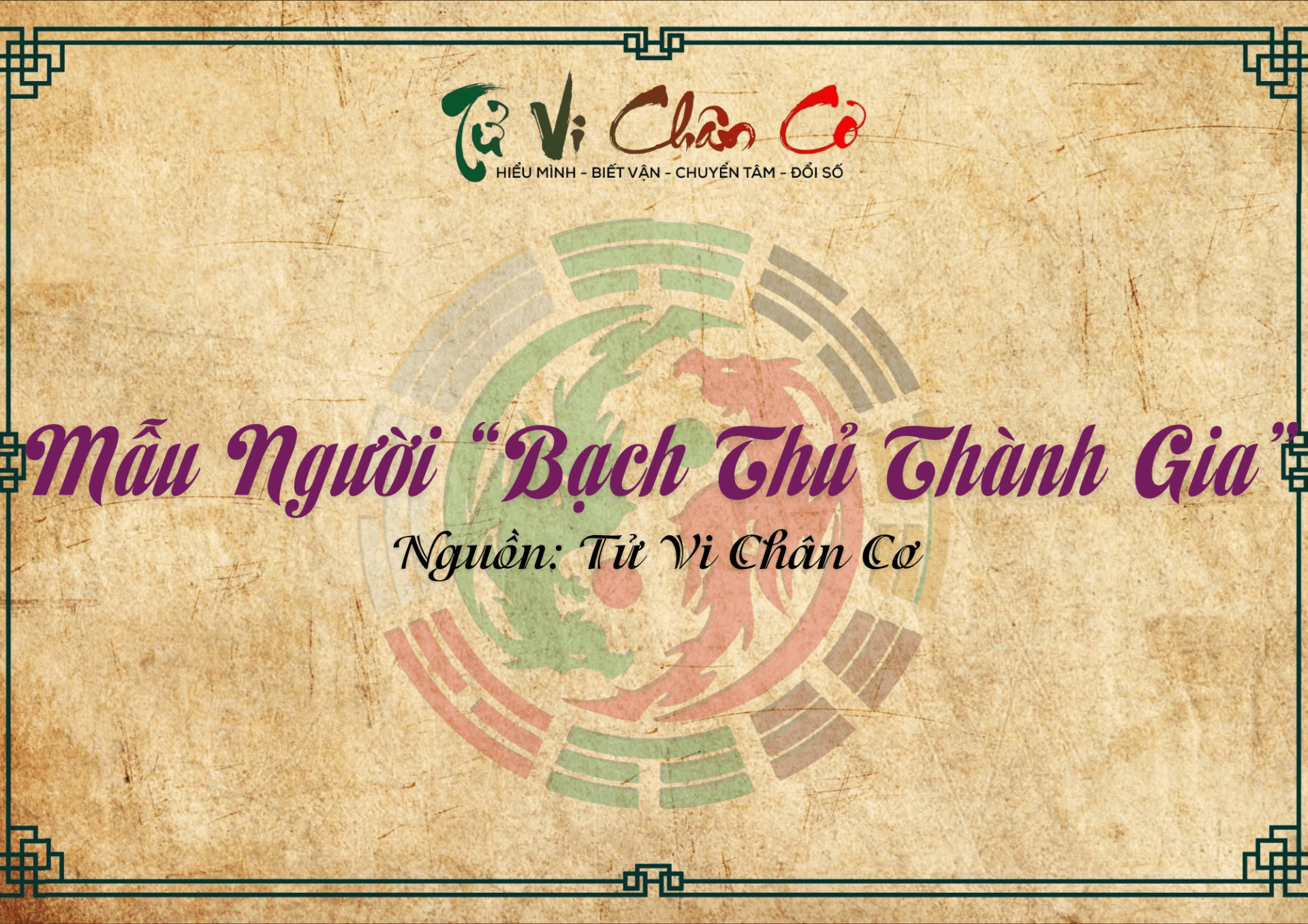 |Tử Vi Chân Cơ| Mẫu Người 