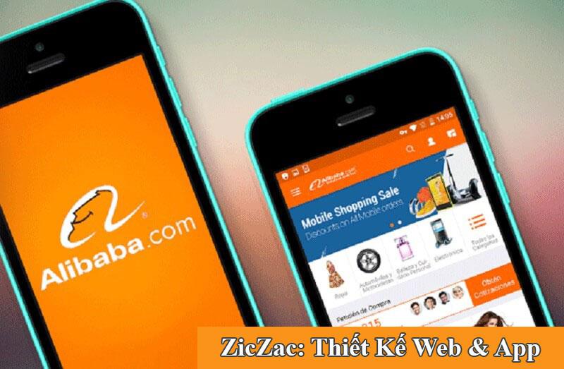 thiết kế app đặt hàng hộ trên app alibaba