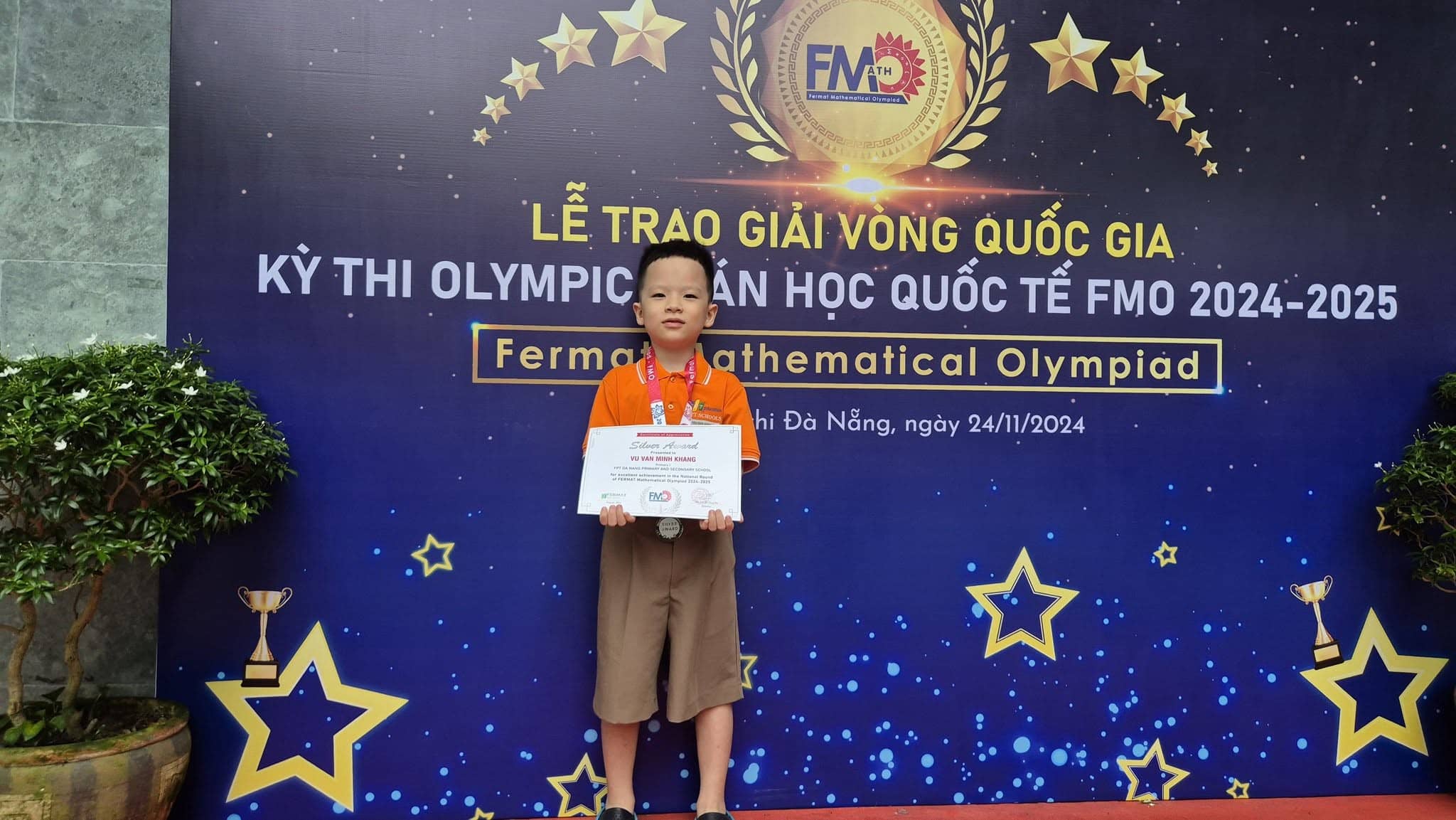 Học sinh đạt giải Kỳ thi Toán quốc tế FMO Học sinh đạt giải Kỳ thi Toán quốc tế FMO