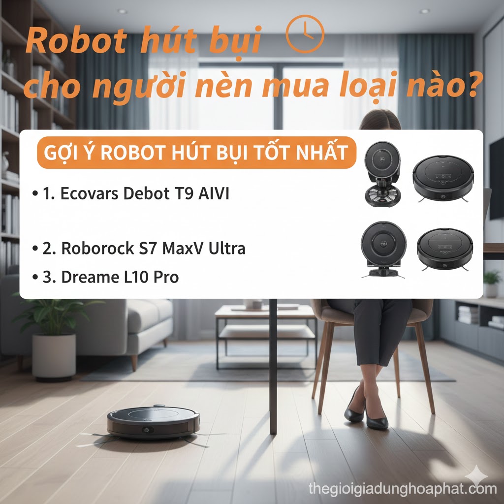 Robot hút bụi cho người bận rộn nên mua loại nào?