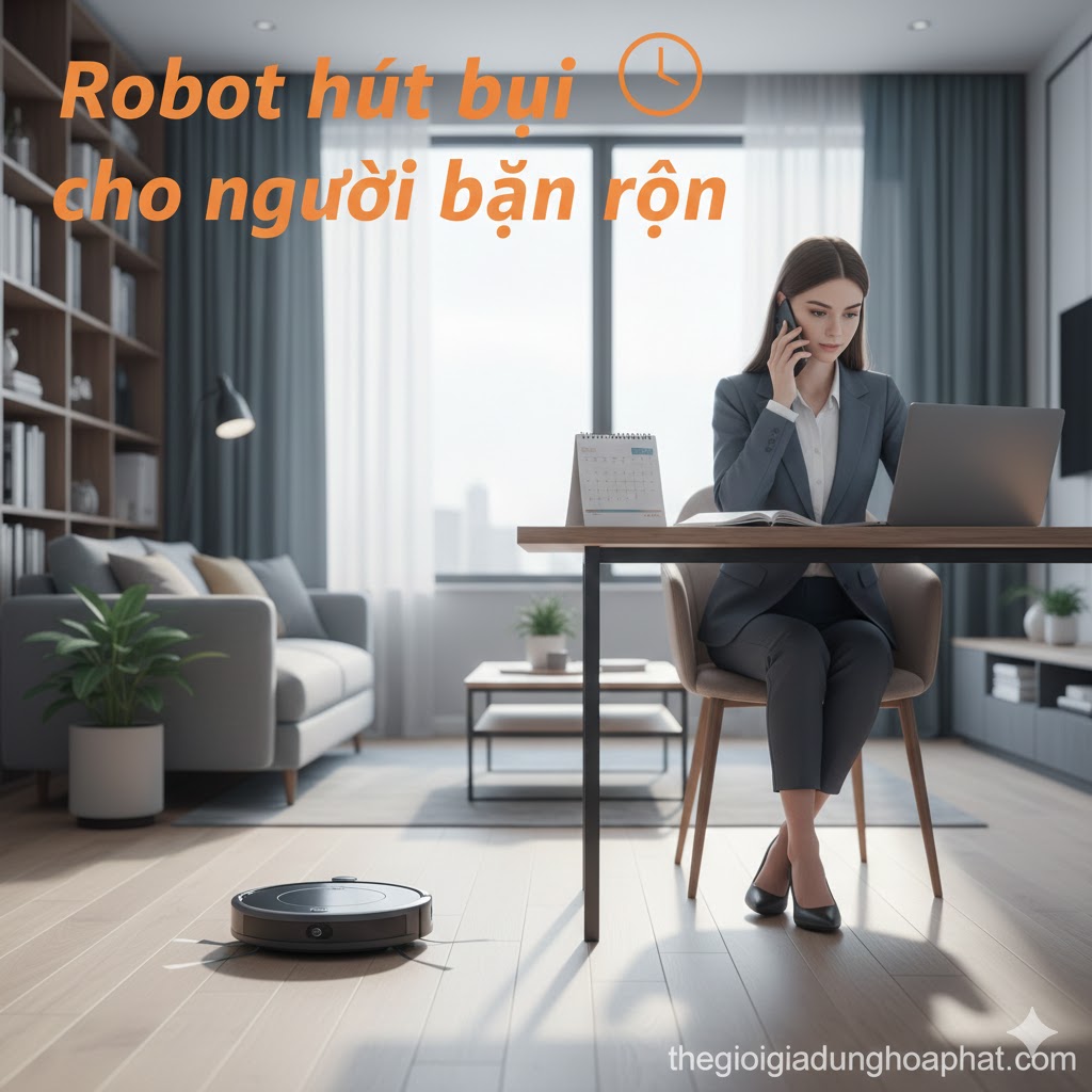 Robot hút bụi cho người bận rộn