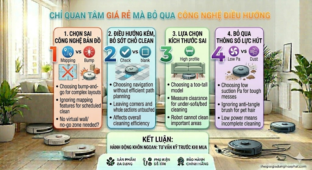 Chỉ quan tâm giá rẻ mà bỏ qua công nghệ điều hướng