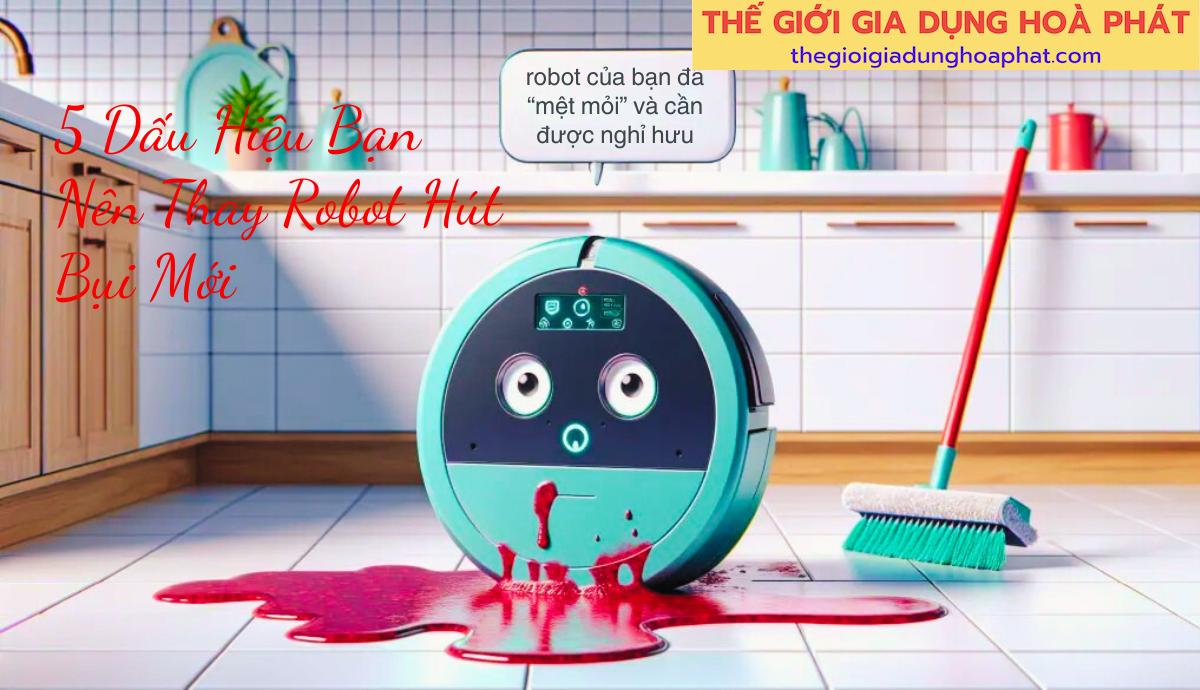 Dấu hiệu nhận biết đã đến lúc thay chổi robot hút bụi