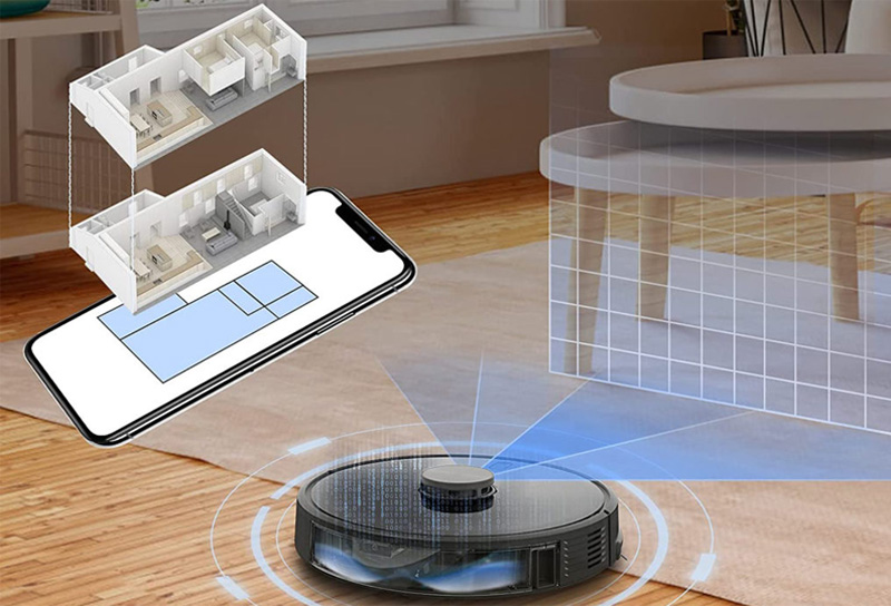Robot hút bụi có bản đồ hoạt động như thế nào?
