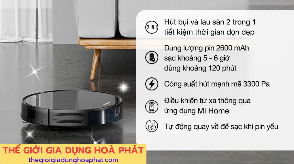Robot hút bụi lực hút bao nhiêu Pa là đủ cho từng nhu cầu?