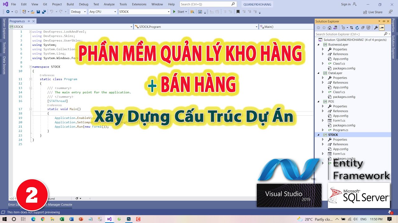Quản lý kho & bán hàng – SQL Server