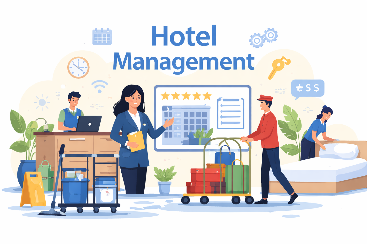 Quản lý khách sạn - Khoá học lập trình Dart/Flutter