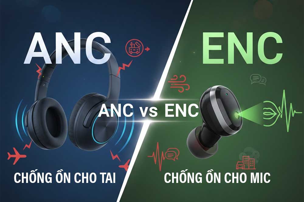 ANC trong tai nghe bluetooth là gì? Có khác gì tai nghe có dây? ANC trong tai nghe bluetooth là gì? Có khác gì tai nghe có dây?