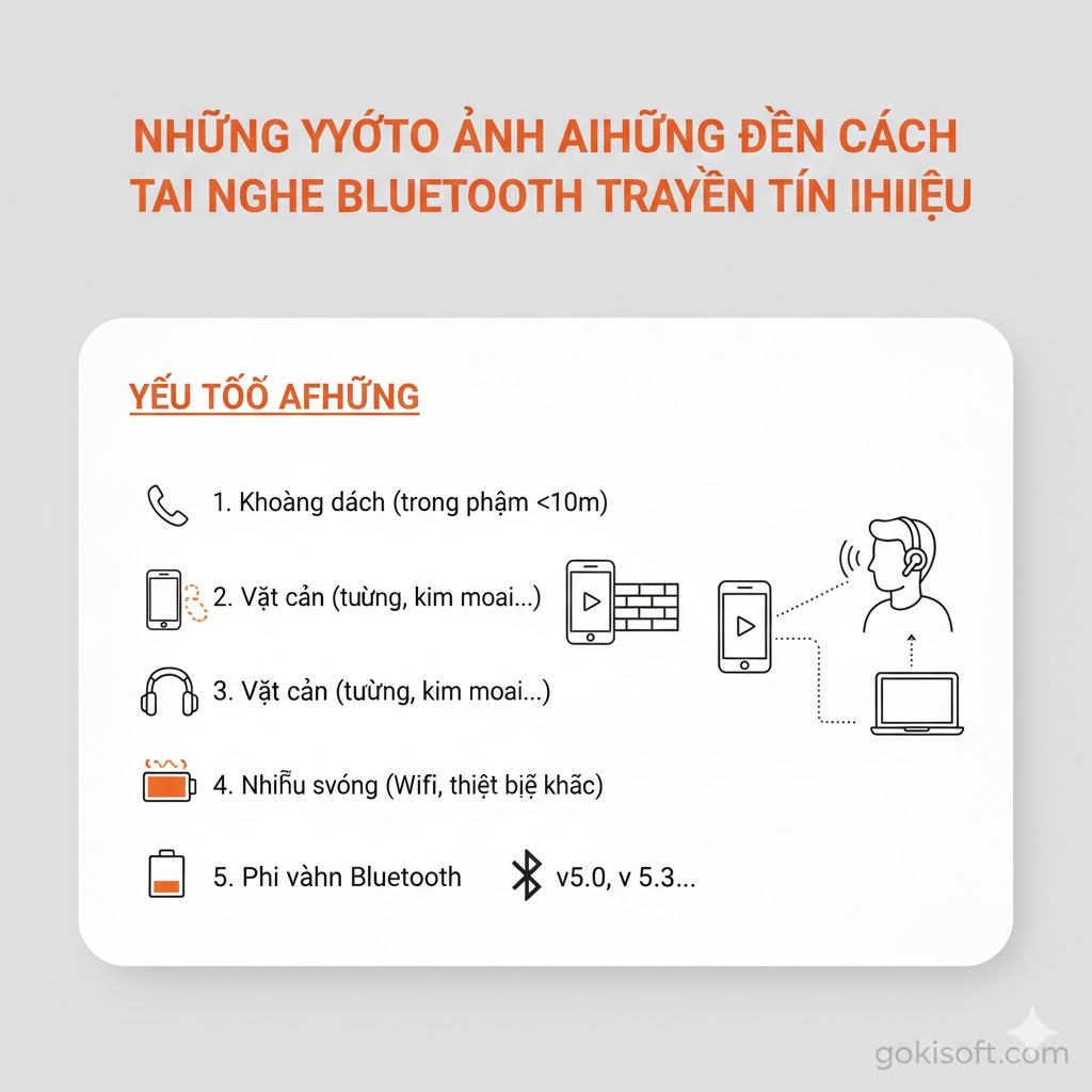 Những yếu tố ảnh hưởng đến cách tai nghe bluetooth truyền tín hiệu Những yếu tố ảnh hưởng đến cách tai nghe bluetooth truyền tín hiệu